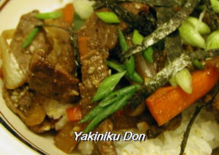 Recipe of Any-night-of-the-week Yakiniku Rice Bowl