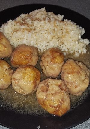 Una foto de Albóndigas de merluza
