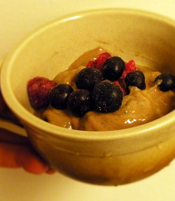A picture of Kudzu banana smoothie.