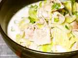 pork cabbage udon