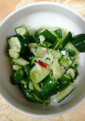 涼拌小黃瓜 的食譜成品照片