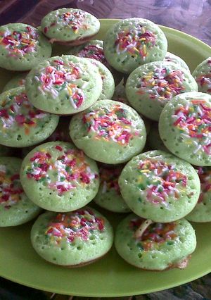 Foto resep Kue cubit pandan