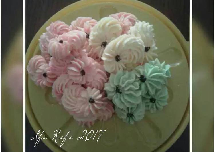 Kue Kering Semprit Susu (3 Bahan)