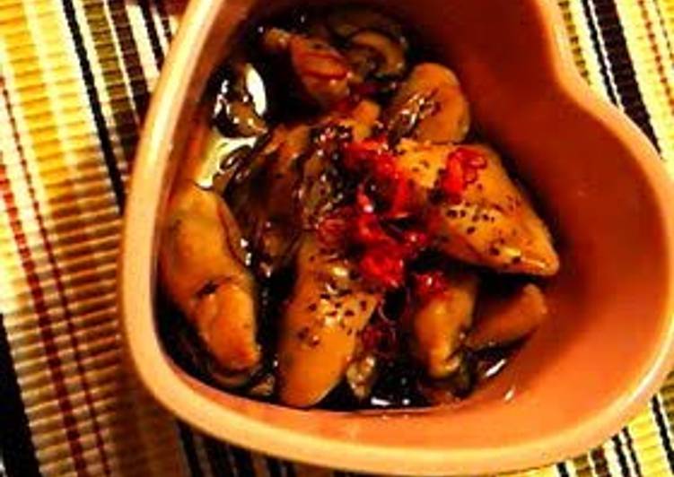 Recipe of Quick Oysters Marinated in Olive Oil
