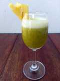 Pineapple And Cucumber Juice With Apple and Lemon