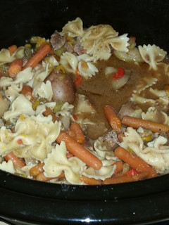 A picture of Slow cooker Bison Stoup(stew/soup).