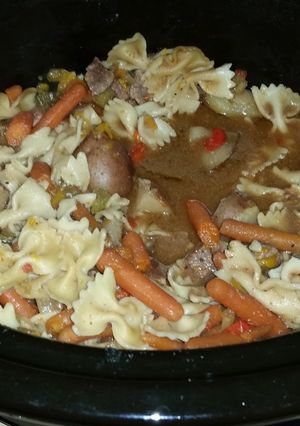 A picture of Slow cooker Bison Stoup(stew/soup).