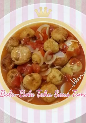 Foto resep Bola-Bola Tahu Saus Tomat