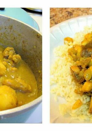 A picture of Jenn's Curry Chicken.