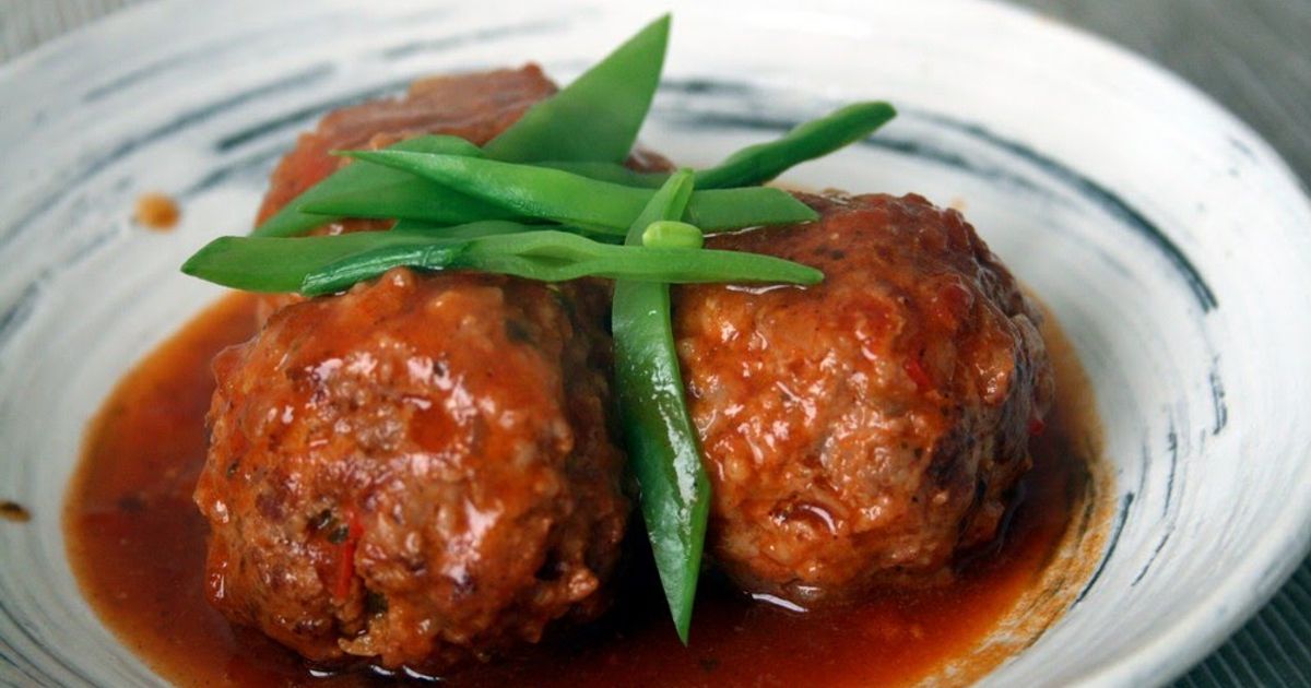 Meat Balls With Hidden Brussels Sprouts Recipe by cookpad.japan