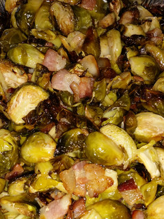 A picture of Kid-Friendly Bacon Brussel Sprouts.