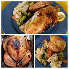 A picture of Roasted Lemon Herb Chicken.