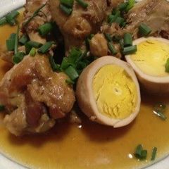 A picture of Delicious Stewed Chicken Drumettes in a Pressure Cooker.