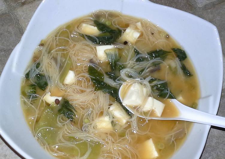 Homemade Astragal &amp; Miso Soup