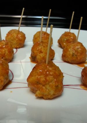 A picture of Buffalo Chicken Meatballs.