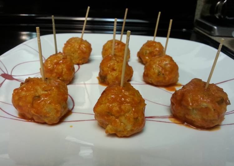 Steps to Make Any-night-of-the-week Buffalo Chicken Meatballs