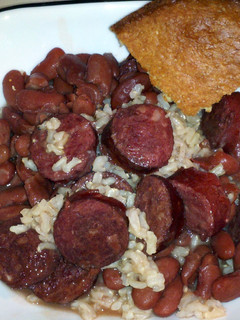 A picture of Diva's Red Beans and Rice.