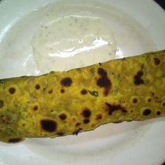 A picture of Fenugreek chapati.