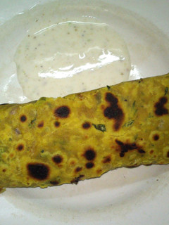 A picture of Fenugreek chapati.