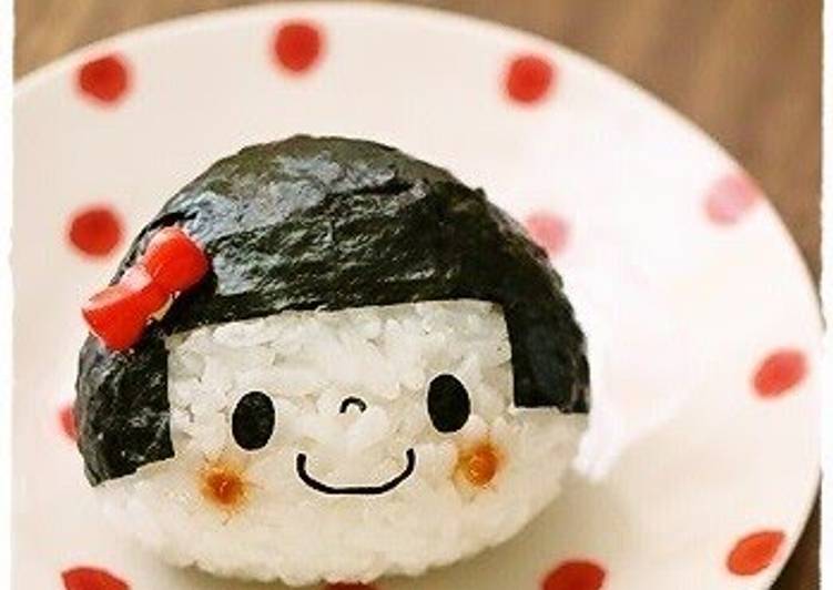 Easiest Way to Make Quick Rice Ball Girl With Cropped Hair Charaben