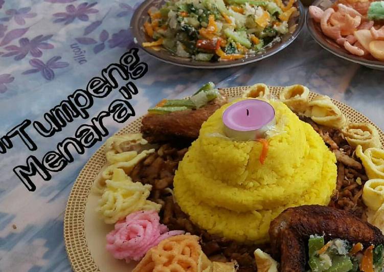 Resep Nasi kuning tumpeng oleh Nadia Fatimah Cookpad