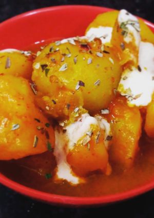 নিরামিষ মশালা আলু (veg masala aloo recipe in Bengali) রেসিপির প্রধান ছবি