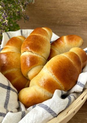 Foto resep Milk Butter Bread Simple - ekonomis dengan 1/2 telur