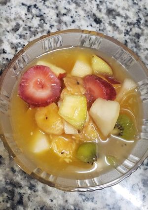 Una foto de Ensalada de frutas