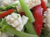squid celery stir fry