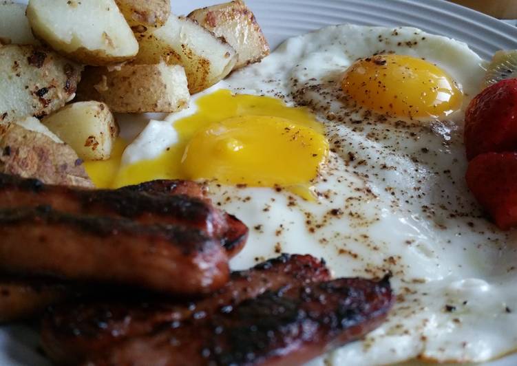 Easiest Way to Make Quick Wholesome Egg &amp; Potatoes Breakfast