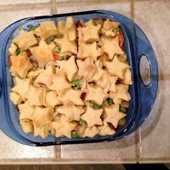 A picture of Chicken Pot Pie & Biscuits.
