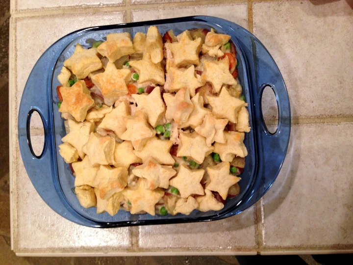 Simple Way Make Recipe Chicken Pot Pie &amp;amp; Biscuits that is Perfect, Tasty}