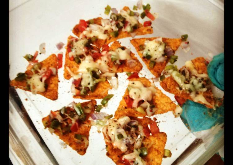 Steps to Make Speedy Easy peasy baked nachos