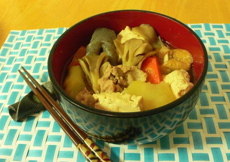 Recipe of Quick Easy Pork Miso Soup