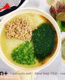 Cháo sườn non- khoai lang Nhật- rau dền- rau mồng tơi