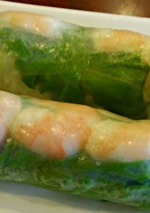 A picture of Mike's Vietnamese Spring Rolls.