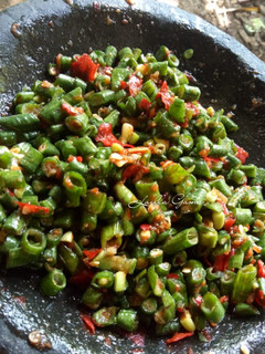 Foto resep Pencok kacang panjang