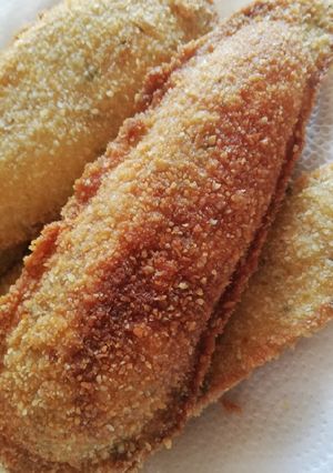 Una foto de Milanesas de Berenjenas