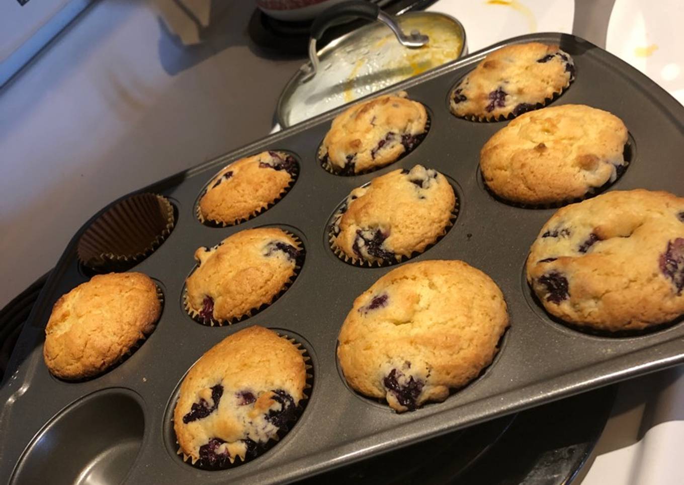 Recipe of Homemade The yummiest blueberry muffins!!!!!!!