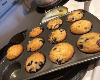 Ready to Serve The yummiest blueberry muffins Delicious Simple