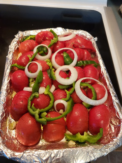 A picture of Tomato Sauce for the freezer!.