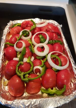 A picture of Tomato Sauce for the freezer!.