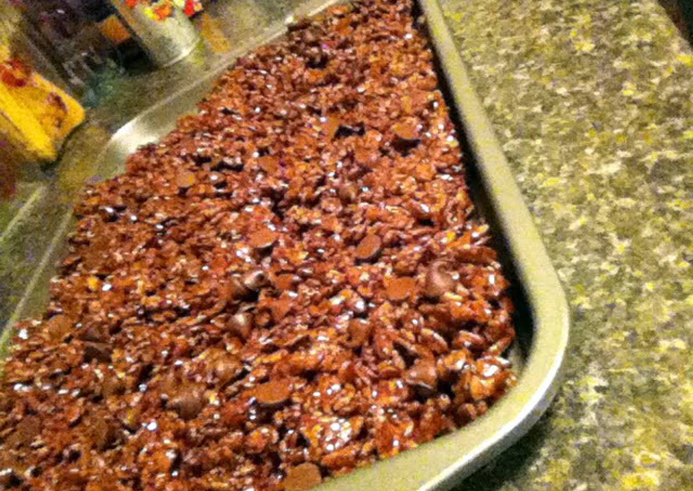 Eisha's Super Easy Triple Chocolate Rice Crispy Treats