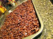 A picture of marshmallow rice crispy treats