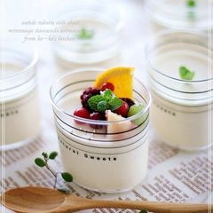 A picture of Milk Bavarois.