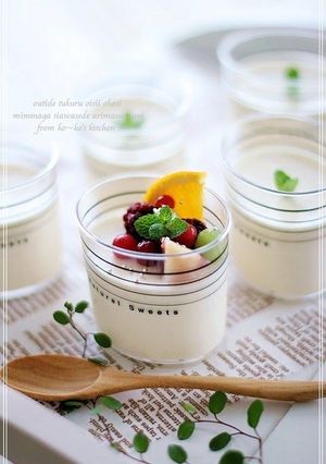 A picture of Milk Bavarois.