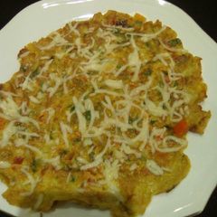 A picture of Omellete with cheese#onerecipeonetree.