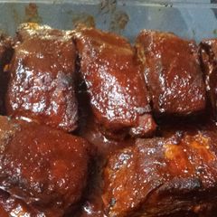 A picture of Crockpot BBQ Ribs.