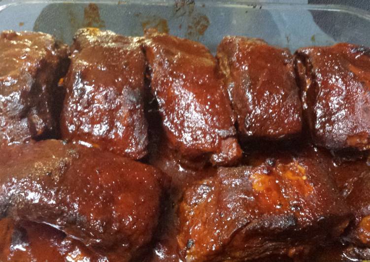 Steps to Prepare Homemade Crockpot BBQ Ribs