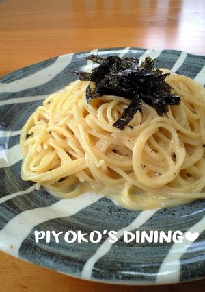 A picture of Super Easy Japanese-style Carbonara with Eggs and Milk.